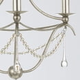 thumbnail image 3 of 423-SA Crystorama Lighting Metro - Three Light Chandelier in Minimalist Style - 15.5 Inches Wide by 21.25 Inches High-Antique Silver Finish, 3 of 6