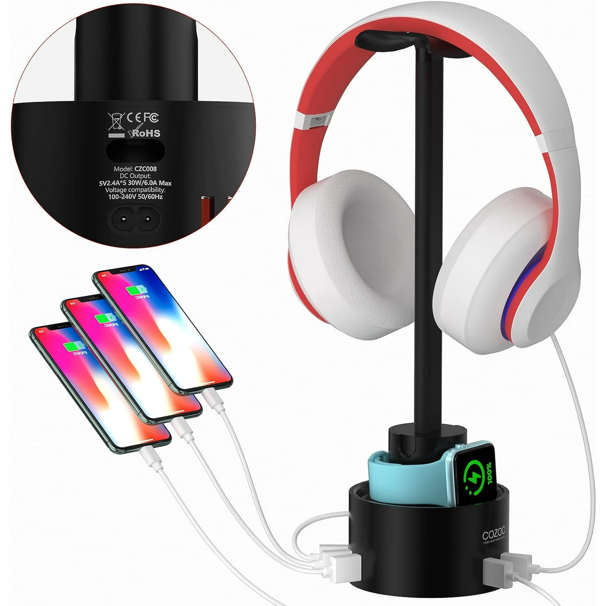 Wireless gaming headset with charging stand hotsell