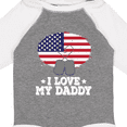 thumbnail image 4 of Inktastic I Love My Daddy Military Son Daughter Boys or Girls Long Sleeve Baby Bodysuit, 4 of 5