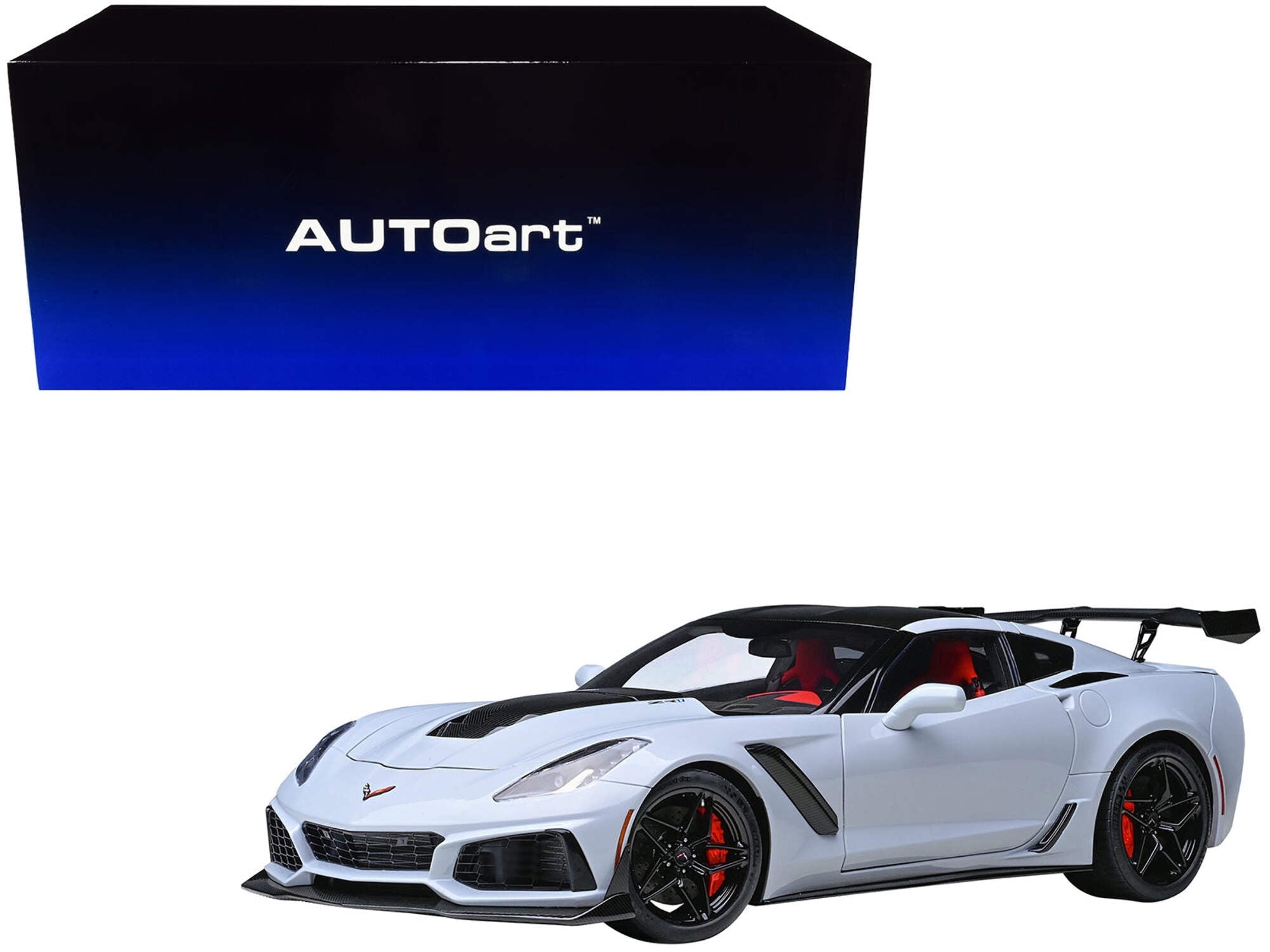 Chevrolet Camaro ZL1 Hyper Blue Metallic 1/18 Model Car by