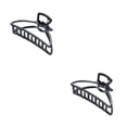 thumbnail image 3 of maskred Fashion Claw Clips Large Simple Style Handy Simple Style Sturdy Exquisite Accessories Barrettes for Women Dark Black/Arc 2Set, 3 of 6