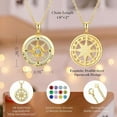 thumbnail image 4 of NICKSUN 18K Gold Plated Stainless Steel Compass Necklace for Women Jewelry For Her I'd Be Lost Without You Girlfriend Birthday Gifts for Her Valentines, 4 of 6