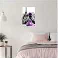 thumbnail image 4 of ZHONGYUTONG Eiffel Tower Wall Art Paris Canvas Prints Girls Room Wall Decor Black and White Painting Women Pictures for Bedroom Girly Apartment Dorm Decor Framed (12.00" x 18.00"), 4 of 4