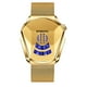 thumbnail image 2 of Nuevo reloj de cuarzo estilo diamante de moda, reloj de pulsera de acero para hombres y mujeres., 2 of 2