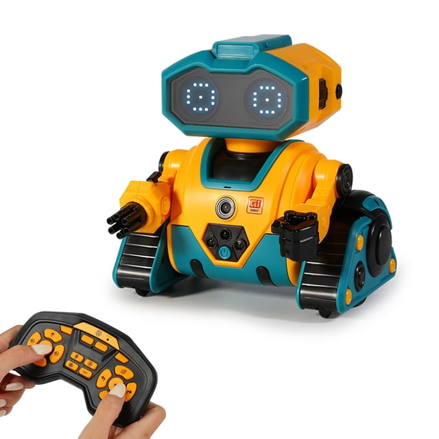A Programmable Smart Robot Toy With Gesture Control Dancing Singing 5.3X4.3X5.3 Inches Rechargeable Rc Robot With Remote Control Fun Interactive Toy For Kids