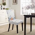 thumbnail image 2 of Thanksgiving Chair Covers Set of 4, Blue Pumpkin Pastel Color Chairs Slipcover for Dining Room,Fall Removable Washable Breathable Cover in The Kitchen Restaurant Holiday Decor, 2 of 7