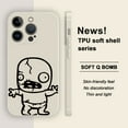 thumbnail image 1 of Agregue un toque de diversión a su teléfono: estuche protector de doble capa con acabado mate y divertidas ilustraciones para iPhone 15 Pro Max 14 13 12 Pro 11, 1 of 4