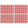 thumbnail image 1 of Napperon à Carreaux Vichy Rouge Napperon de Table Coloré à Carreaux Vichy Rouge Napperons de Table à Manger pour Thés Décorations de Mise de Table de Souper-Love 4 Pcs, 1 of 7