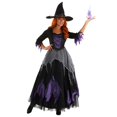 thumbnail image 1 of Costume de Sorcière Violet Minuit pour Femmes, 1 of 5