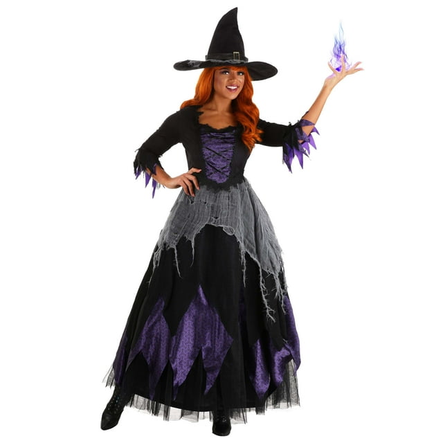 Women's Midnight Purple Witch Costume