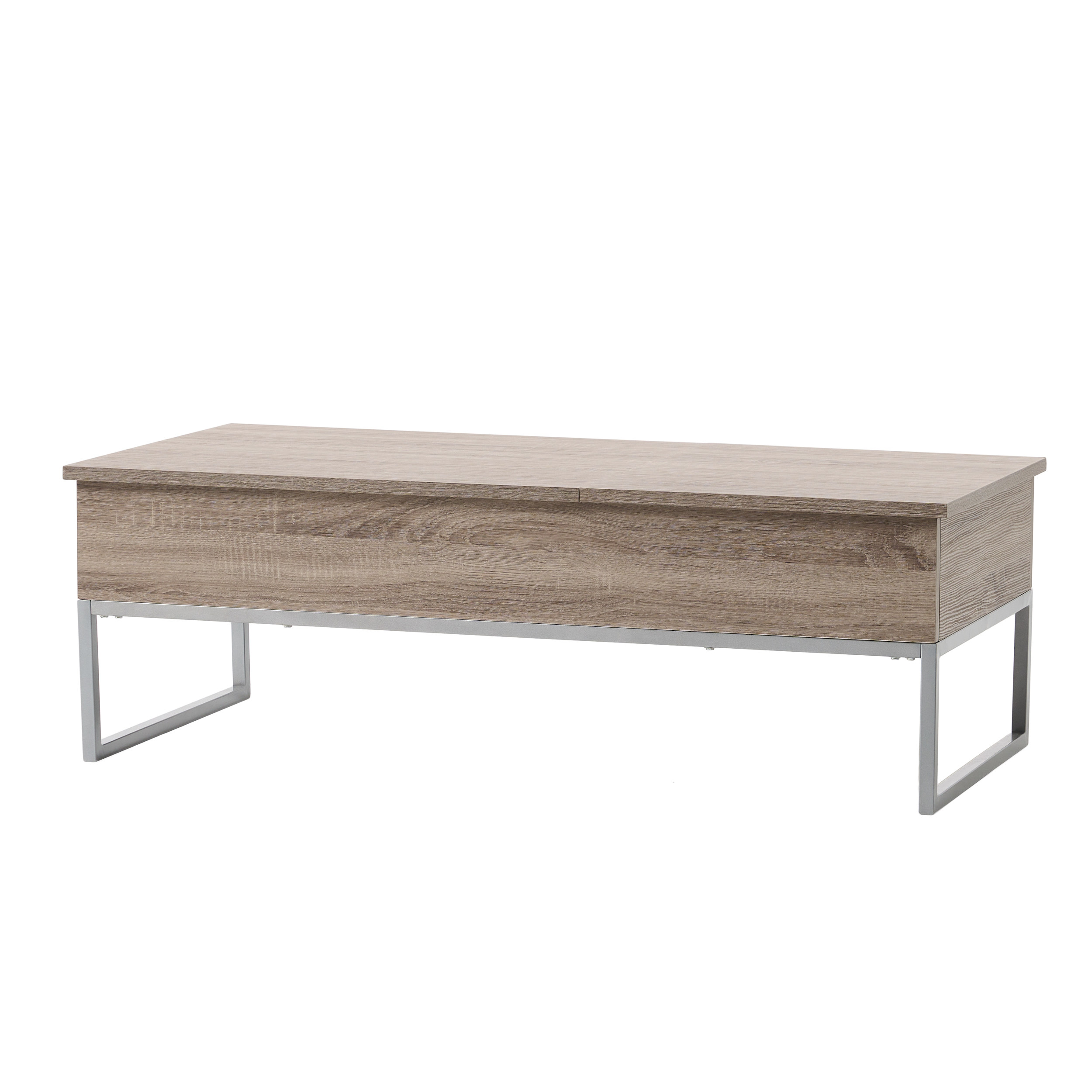 Saele Lift Functional Coffee Table, Dark Sonoma