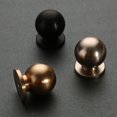 thumbnail image 3 of Paquete de 10 pomos para muebles Pomos esféricos para puertas de cocina Pomos negros para puertas de armarios Pomos para puertas de cocina UK0041, 3 of 5