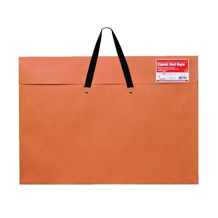 Star Products Artist Red Fiber Portfolio with Hook and Loop Closure