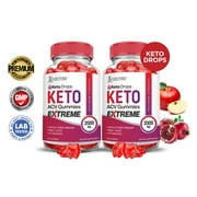 (2 Pack) Keto Drops Keto Extreme ACV Gummies 2000mg Dietary Supplement 120 Gummys