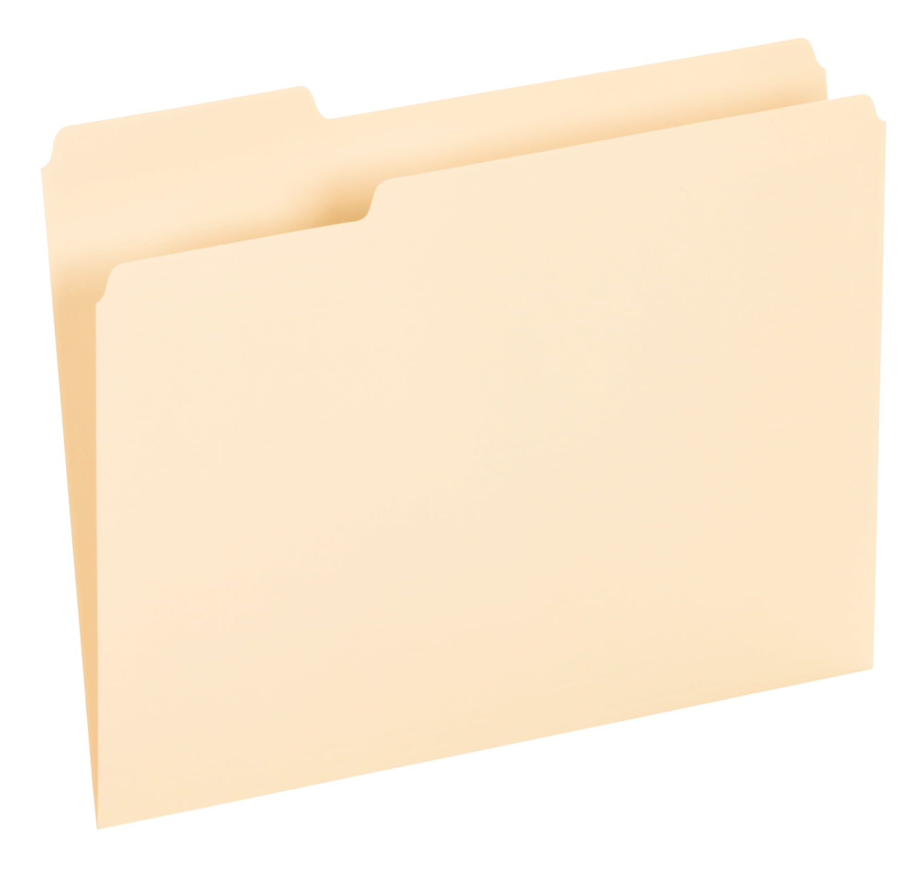 Pen+Gear Manila File Folders, 1/3-Cut Assorted Tabs, Letter Size, 100 Per Box