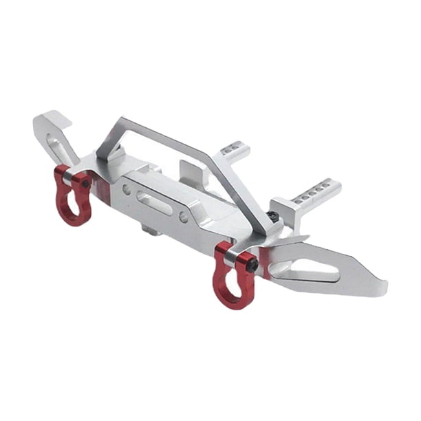 Parachoques de aleación de aluminio RC para MN86, modelo , camione errores, accesorios de bricolaje Plata yotijar parachoques delantero