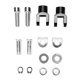 thumbnail image 1 of Kit de tornillos y tuercas para estriberas de motocicleta de aluminio negro de 29 mm/1,1 pulgadas, accesorio de montaje de pedal, 1 of 10