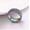 Color, variant on Handmade Titanium Steel Rotatable Ring Geometric Ellipse Design Durable Stylish Niche Accessory for Daily Wear Blue