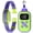 Purple Green, variant on DOGLinsen No Shock Dog Training Collar, Vibration and Beep Training Collar, 3300ft Remote,For Small Puppy Medium Large Dogs