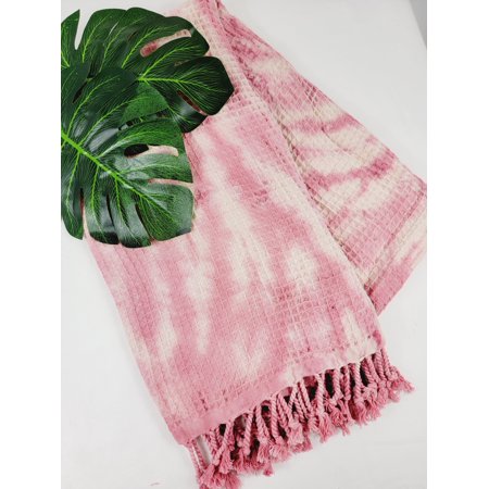 Bath Towel  Waffle Towel  Turkish Beach Towel  Handmade Tie dye