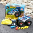 Mattel Hot Wheels ReadytoRace Monster Truck Builder Race Ace, 27piece Pretend Play Set, Kids