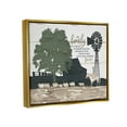 thumbnail image 5 of Stupell Industries Our Family Is A Circle of Strength Farm Homestead Silhouette Metallic Gold Framed Floating Canvas Wall Art, 16x20, by Jennifer Pugh, 5 of 5