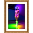 thumbnail image 2 of Stephen Chambers 23x32 Gold Ornate Wood Framed With Double Matting Wall Art Titled - Neon Venus 22, 2 of 6