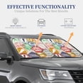 thumbnail image 4 of Xecao Travel Stamp for Foldable Car Sun Shades (2-Pack) offer sun protection with an easy-fold design for convenient windshield shading., 4 of 7