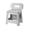 thumbnail image 2 of Almencla Folding Chair Compact Foldable Folding Step Stool for Hiking Kitchen Camping Gray white, 2 of 8