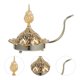 thumbnail image 5 of BRIGHTFUFU Tabla de estilo árabe Candelabro candelopar candelabardo para el hogar Ornamento de muebles, 5 of 8