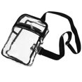 thumbnail image 4 of Bolso bandolera transparente tipo cartera, bolso bandolera transparente con correa ajustable para playa, conciertos y viajes, 4 of 8