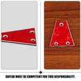 thumbnail image 3 of FOMIYES 1Set Truss Rod Covers for Guitar and Bass Red Metal with Smooth Edges Suitable for Beginners, 3 of 8
