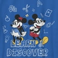 thumbnail image 2 of Boy's Mickey & Friends Learn & Discover Mickey and Minnie  Graphic Tee Royal Blue Small, 2 of 5
