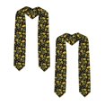thumbnail image 2 of Fotbe Bees and Sunflowers Printed Class of 2024 Graduation Stole, 2 of 7