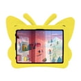 thumbnail image 3 of Decase for iPad 10th Generation Kids Case 10.9 Inch(2022), 3D Cartoon Pretty Butterfly EVA Foam Lightweight Kid Proof Rugged Shockproof case with Kickstand,for iPad 10th Generation - Yellow, 3 of 8