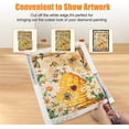 thumbnail image 2 of Self Adhesive Magnetic Frame for Cross Stitch Photo Art Wall Hanging Framed Picture Frame Inner Size 25*35cm Black, 2 of 5