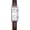 Brown White, variant on Women’s Vintage Rectangle Watch Dual Time Zone Waterproof Ladies Quartz Analog Watch for Small Wrist with Two Dials, Roman & Arabic Numerals, Leather Strap for Travel & Business