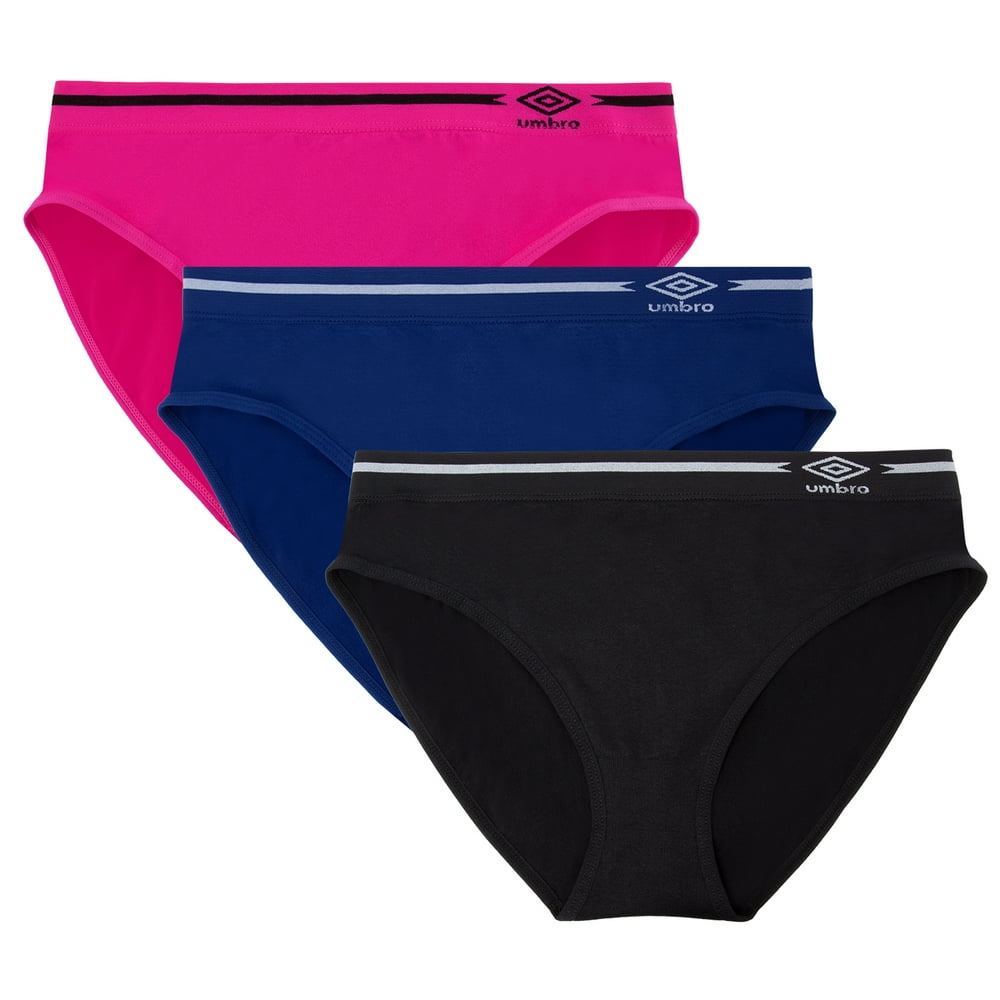 Umbro - Umbro Women's Seamless Bikini Panties 3 Pack - Walmart.com ...