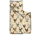 thumbnail image 2 of Rooster and Fowl Cream Pattern Teens Toddler Nap Mat with Pillow, Sleeping Mat Bag for Preschool Daycare 51"x22", 2 of 6
