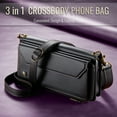 thumbnail image 6 of Compatible with iPhone 17 Pro Max Wallet Case, 10 Card Slots & 1 Zipper Coin Pocket & 1 Cash Slot & 1 Cash Pocket & Lanyard & Crossbody Strap & Kickstand & RFID Blocking Phone Case, Black, 6 of 12