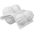 thumbnail image 4 of Molde de silicona para hornear pasteles - Moldes de calabaza 3D Bandeja de silicona para chocolate 6 cavidades Pastel de mousse Molde de calabaza Horneado para postre Tarta de queso Helado Cupcake, 4 of 7