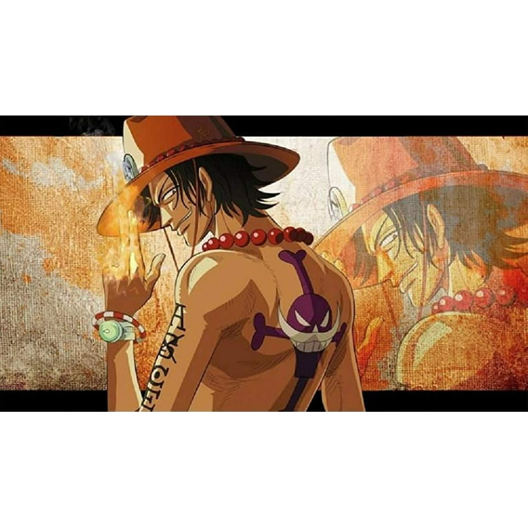 Anime One Piece Fire Fist Portgas D. Ace Hat Visor Western Cowboy Hat Gift  New