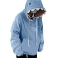 thumbnail image 5 of Cute Shark Hoodies for Men 2025 Long Sleeve Hooded Sweatshirt with Pockets Pullover Hoodie Mens Hoodies, 5 of 7