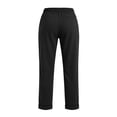 thumbnail image 6 of Wiyuqeen Womens Hiking Pants Quick Dry UPF 50 Lightweight Travel Golf Cargo Safari Pants Elastic Waist Solid Rolled Crop Pants with Zipper Pockets Black XL, 6 of 9