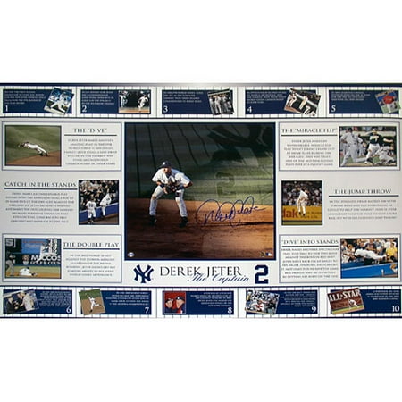 Derek Jeter Hand-Signed 20 x 32 Timeline Photograph