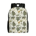thumbnail image 1 of Fotbe Vintage Animals Palm Tree Mochila de Viaje para Laptop, Mochila Ejecutiva Delgada y Resistente 15.6", 1 of 8