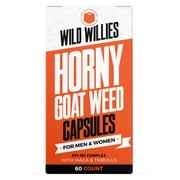 Natureganics Horney Goat Weed, Women and Men's Performance Pills, 60 Capsules, Sexual Health Supplement, EPI-M3 Complex, Maca, Tribulus terrestis, L-Arginine, L-Tyrosine, Ashwagandha