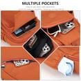 thumbnail image 3 of Entchin Crossbody Sling Bag for Women, Small Backpack Lightweight Chest Bag, Casual Day Pack Orange, 3 of 7