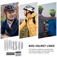 thumbnail image 3 of KAKOWELY 1 Set Helmet Pads Sponge Inserts Helmet Lining Replacement Universal Helmet Padding Kit Mountain Bike And Motorcycle Helmets,4.53X"X0.98"X0.2", 3 of 5