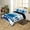 White Blue, variant on Erosebridal Football Print Duvet Cover King,Red Black Comforter Cover King,Teenager Bedroom Decor(New England),Reversible,Super Cozy,3 Pieces(No Comforter)